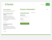 Tablet Screenshot of online.s-pankki.fi